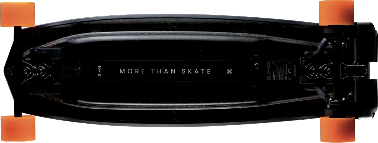 Skateboard OKMOS, à l'origine du premier e-skate français.