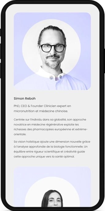 Mockup tablette du site web de Sen'Sù SA - Agora Intégrative.